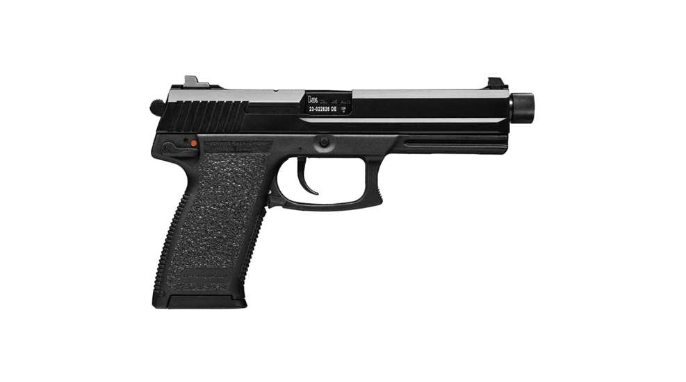 Heckler & Koch Mark 23 pistol handgun right-side view black gun USSOCOM issue military weapon