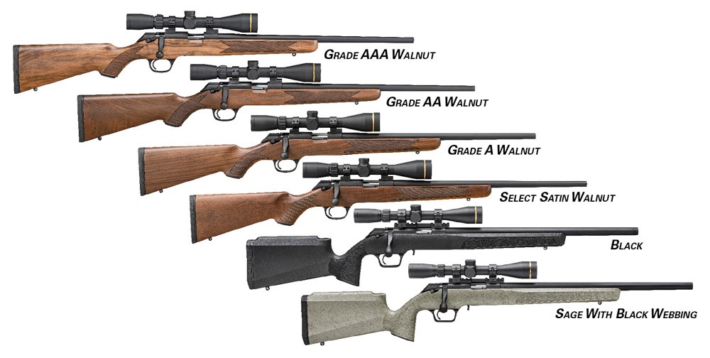 Springfield Armory Model 2020 Rimfires models stack arrangement with text callouts bolt-action hunting target collector tactical