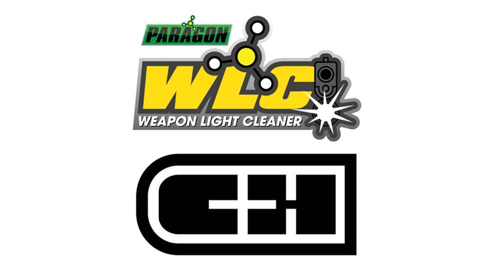 Company logos for Paragon and C&H Precision text on image PARAGON WEAPON LIGHT CLEANER