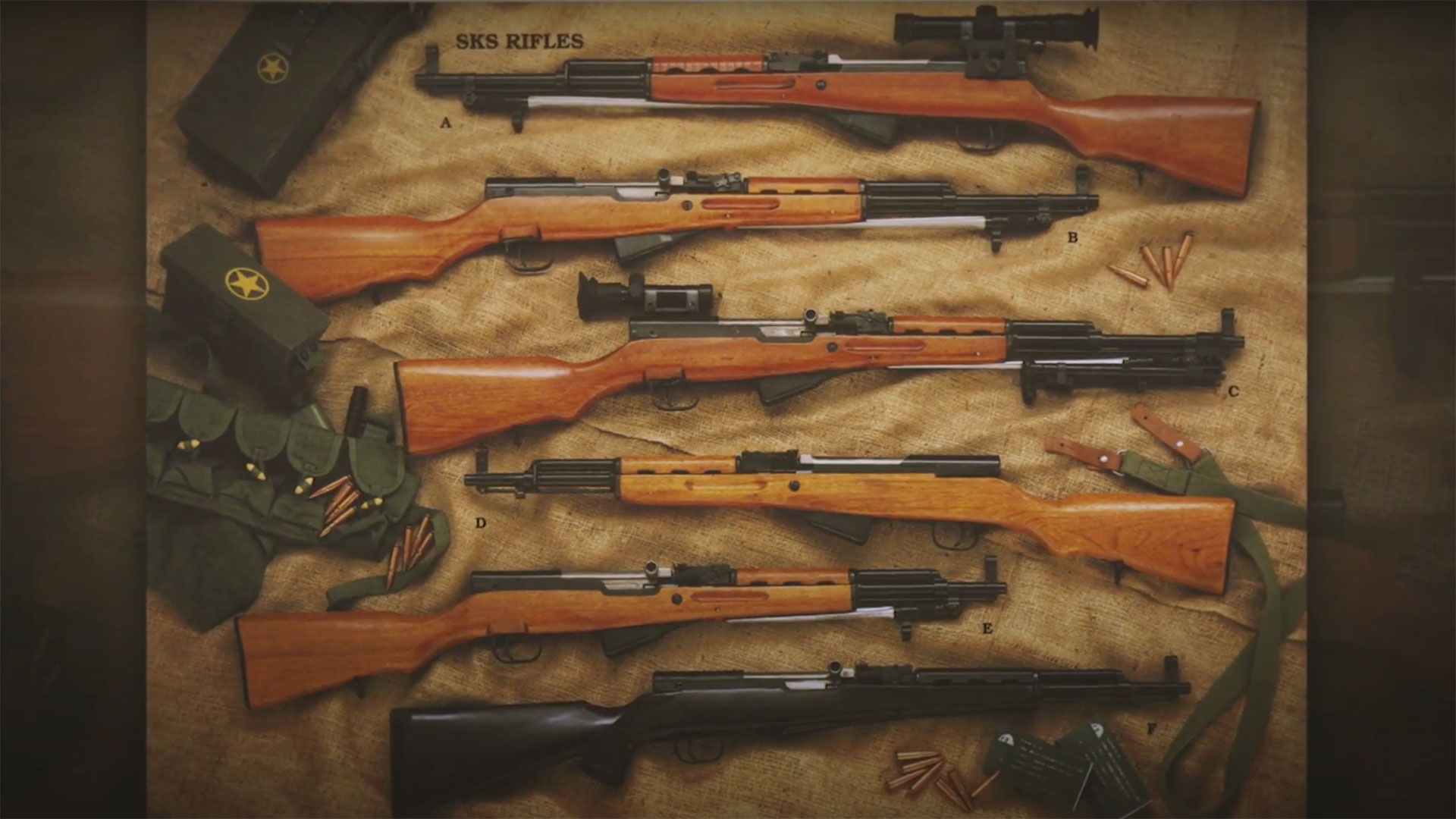 Some examples of different version of the SKS.