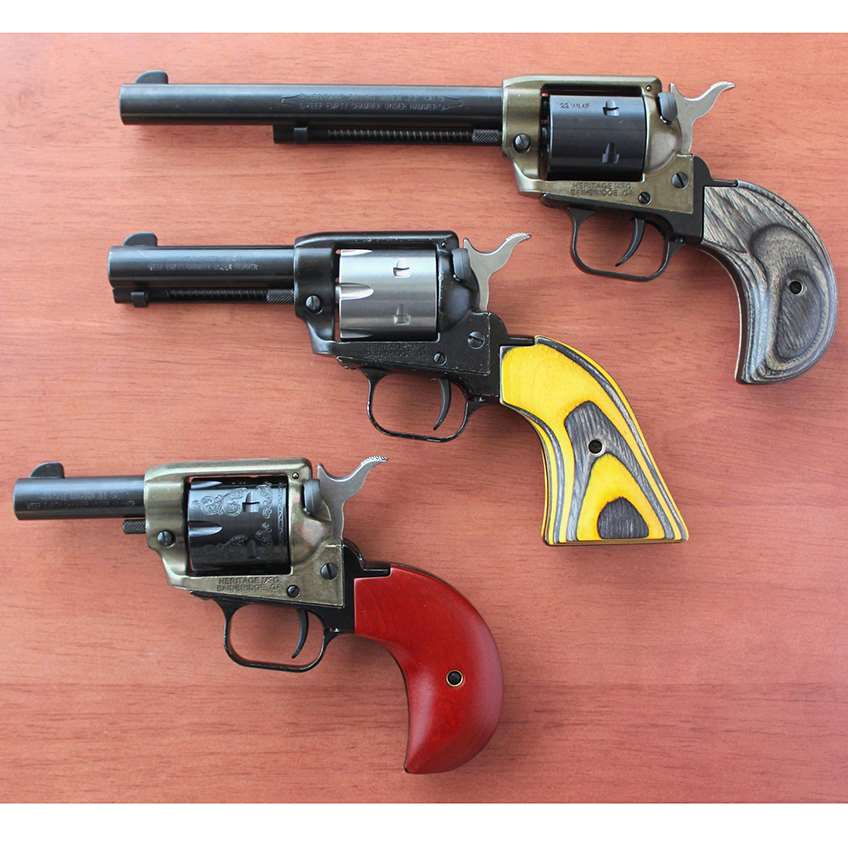 left-side view three revolvers comparison