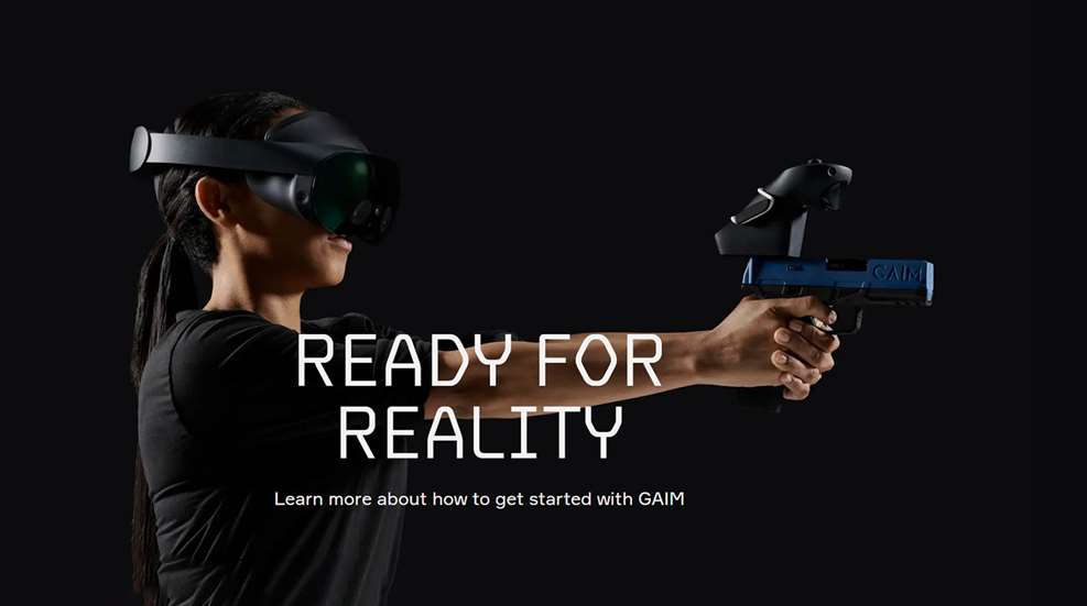 GAIM Immersive Technology introduced its VR shooting simulators