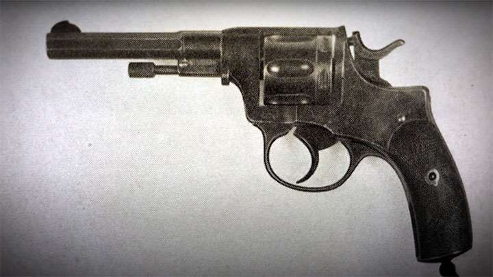 The M1893 Nagant revolver used by Norway prior to the M1914.