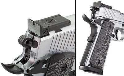 MC1911 Match Elite rear sight, checkered mainspring housing,  beavertail, skeletonized hammer,  bilateral, extended safety levers