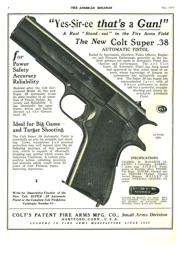 1929 American Rifleman Ad
