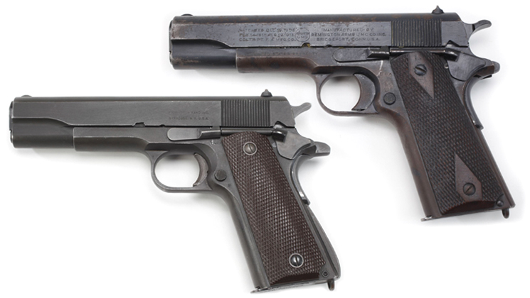 M1911 and M1911A1 compared.