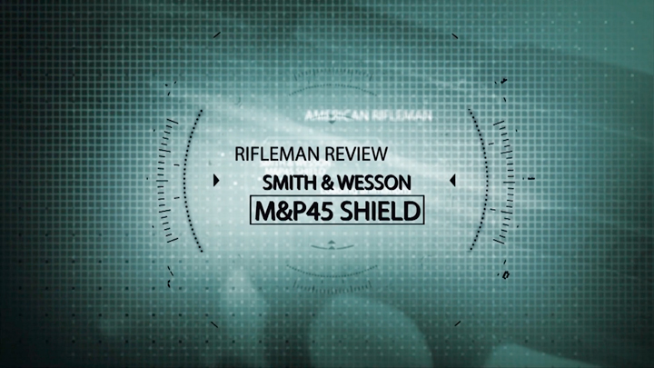 Smith &amp; Wesson M&amp;P45 Shield title screen.