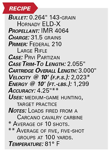 143-grain ELD-X hunting projectile specs