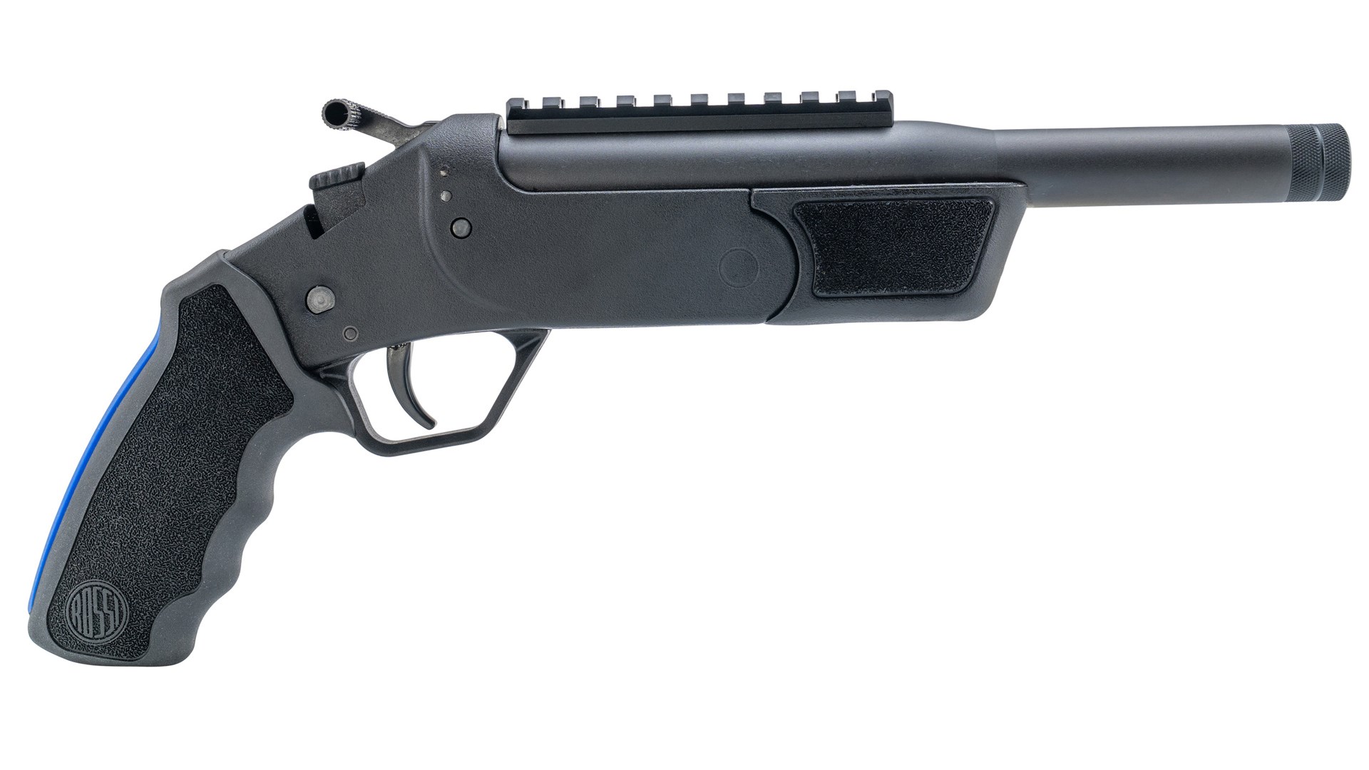 Right side of the Rossi Brawler single-shot pistol.