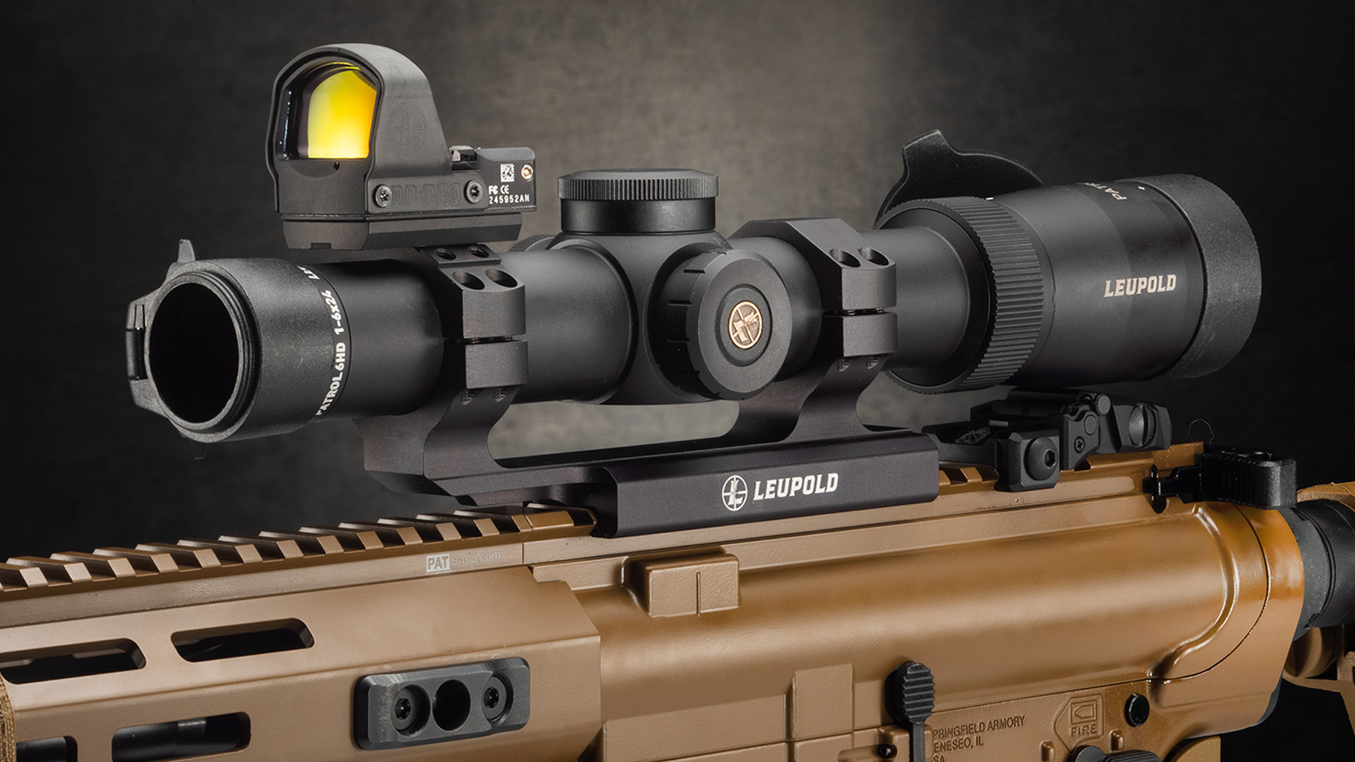 LPVO on rifle