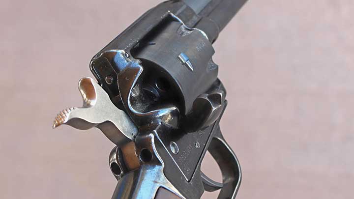 The opening cut into the right-rear side of the receiver for inserting and extracting cartridges.