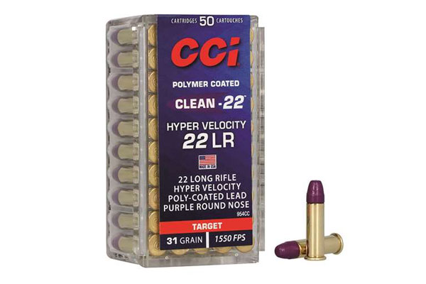New: CCI Clean-22 Hyper Velocity Rimfire Ammunition