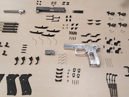 firearm disassembly parts pieces components pistol handgun
