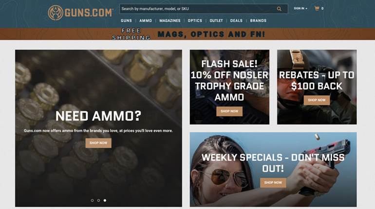 Guns.com Expands Marketplace to Include Ammo, Magazines and Optics | An Official Journal Of The NRA
