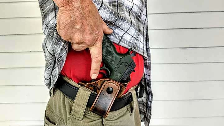 The Blackhawk IWB holster made for the Smith &amp; Wesson Shield 9/40 fit the B6C very well and provided comfortable carry.
