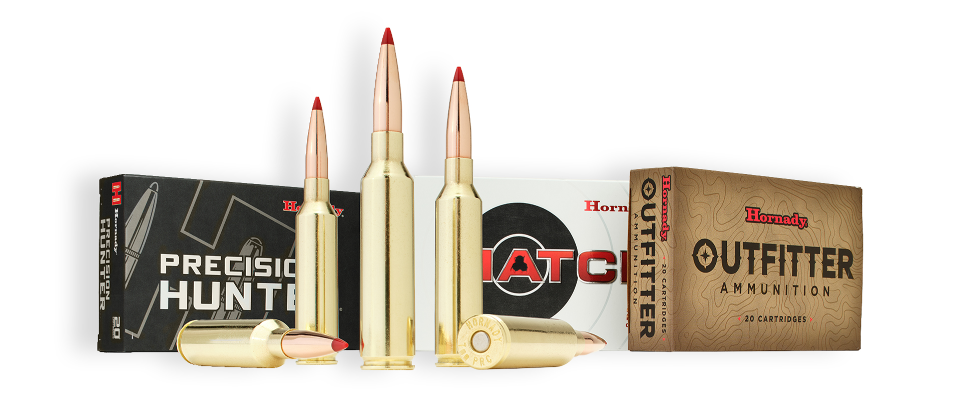 Hornady 7 mm PRC ammunition bullets boxes art new product announcement SHOT Show 2023