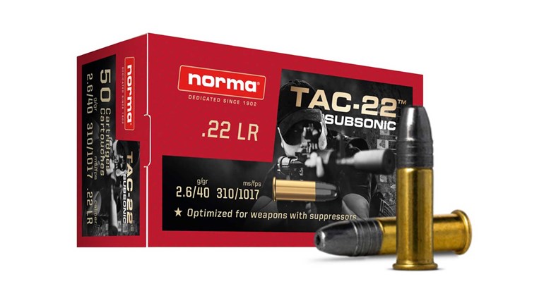 Preview: Norma Precision Tac-22 Subsonic Ammo | An Official Journal Of The NRA