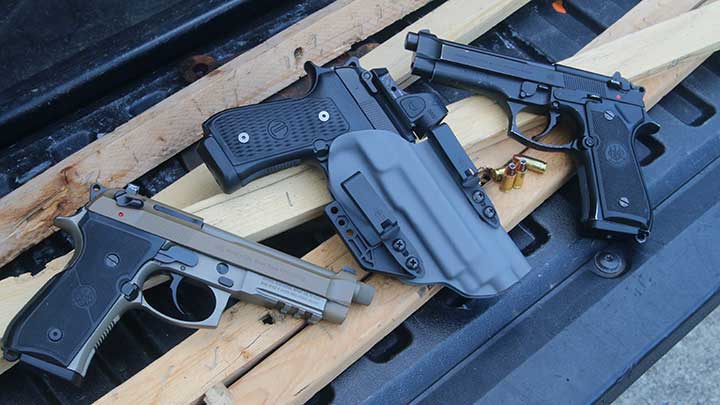 The LTT RSO mount and slide worked on the Beretta M9A3 and 1980&#x27;s 92F.