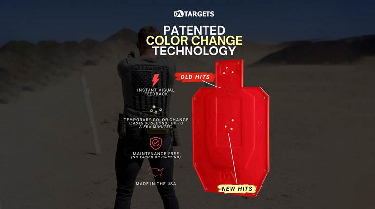 Preview: DA Targets Half-Size Silhouette Color-Changing Target | An Official Journal Of The NRA