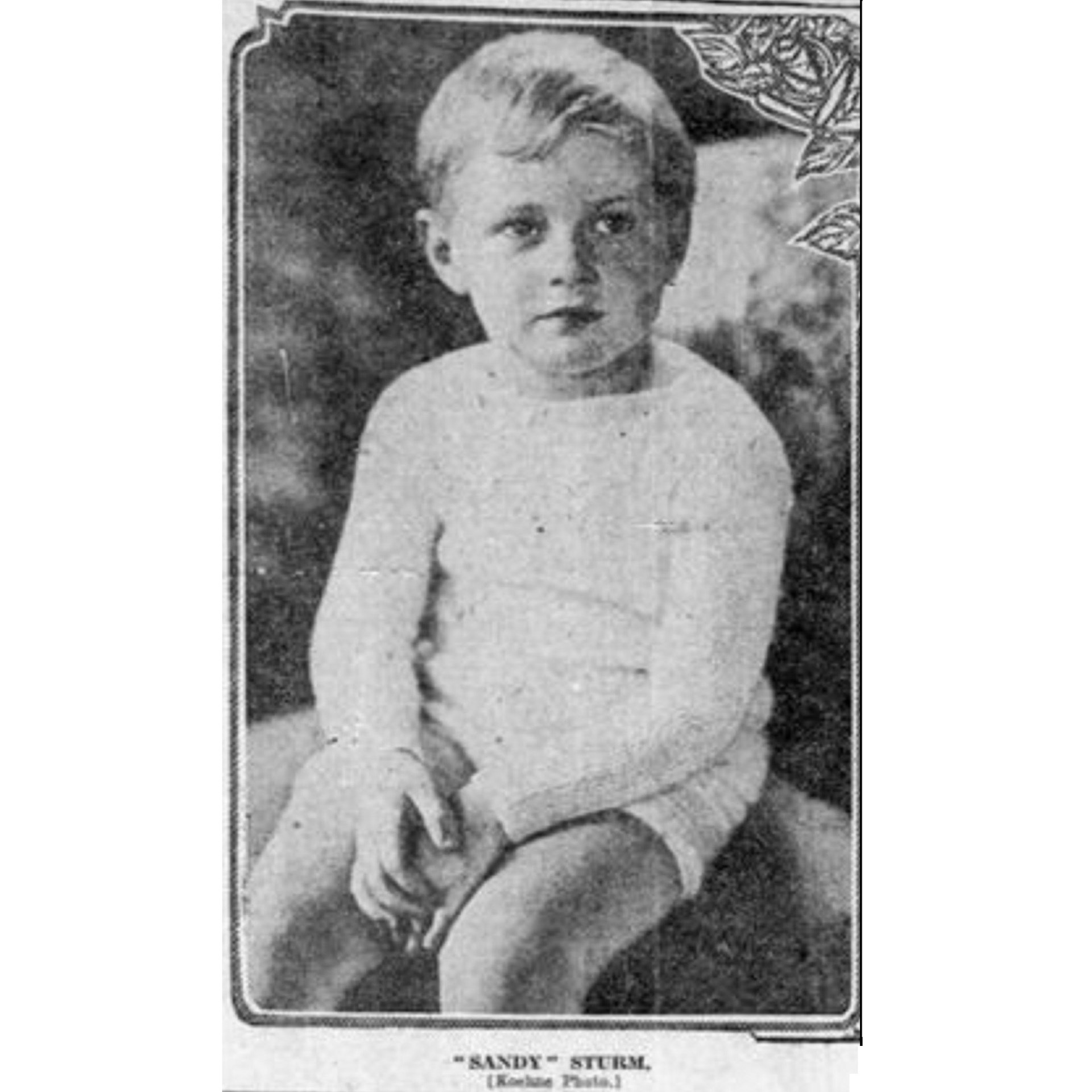 Alexander McCormick Sturm baby picture portrait vintage