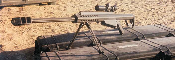 Why do snipers use the Barrett 50cal if there's not enough mags to