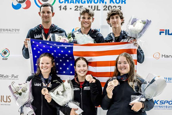 USA Shooting Athletes Earn 13 Medals At 2023 ISSF Junior World Championship Korea