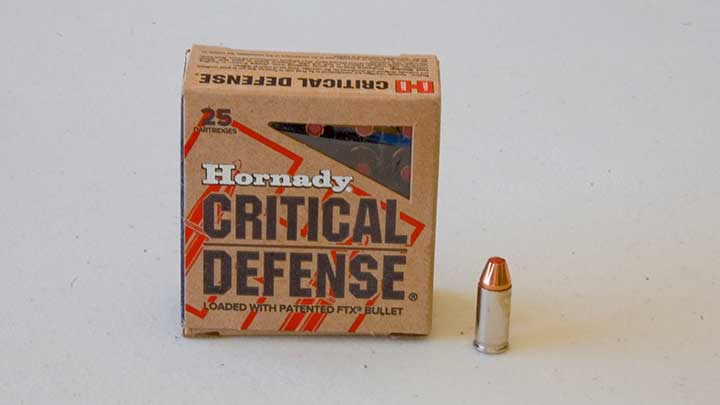 The Hornady .32 ACP 60 gr. FTX Critical Defense ammunition available today.