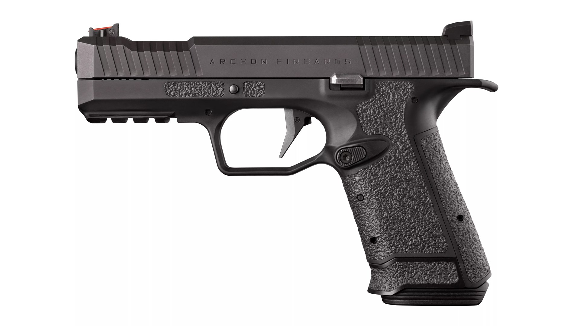 Left side of the Archon Firearms Type B pistol.