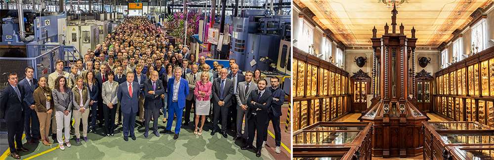 Beretta employees, gun library at Beretta’s headquarters