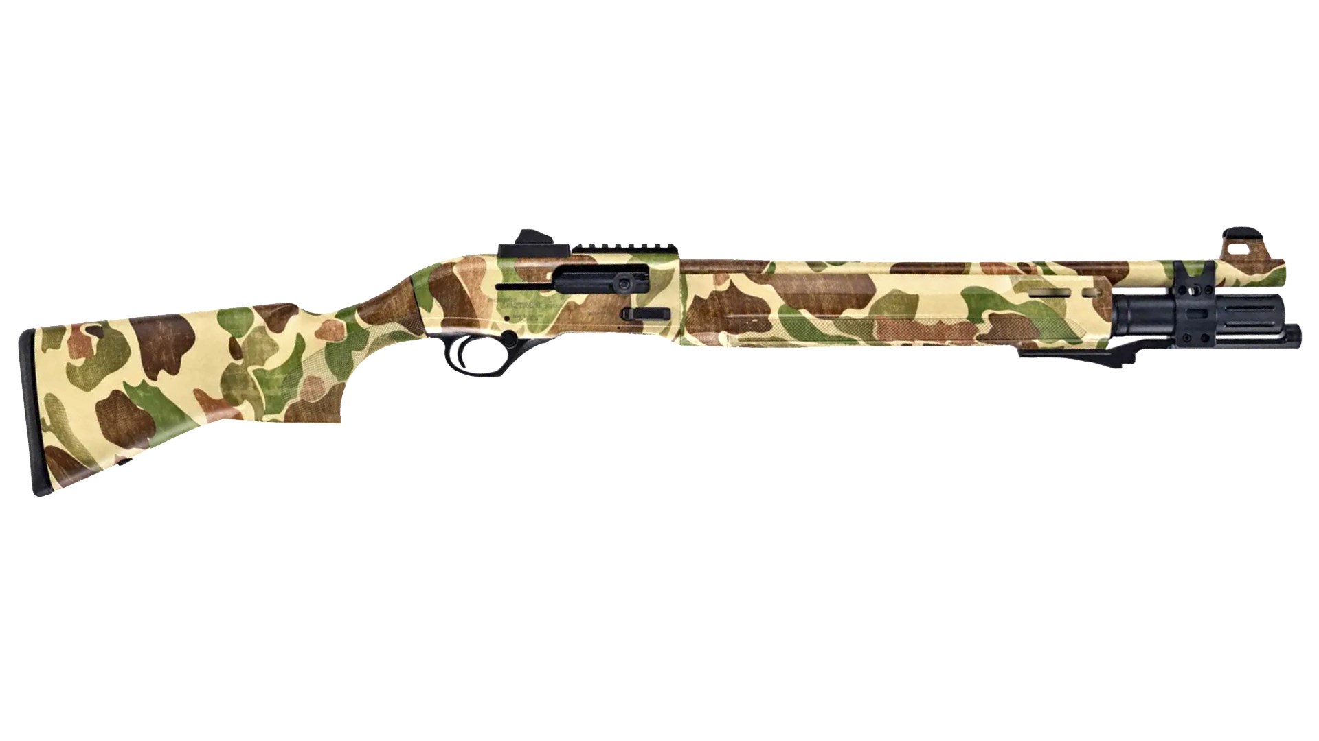 Right side of the Beretta A300 Ultima Patrol Raider shotgun.