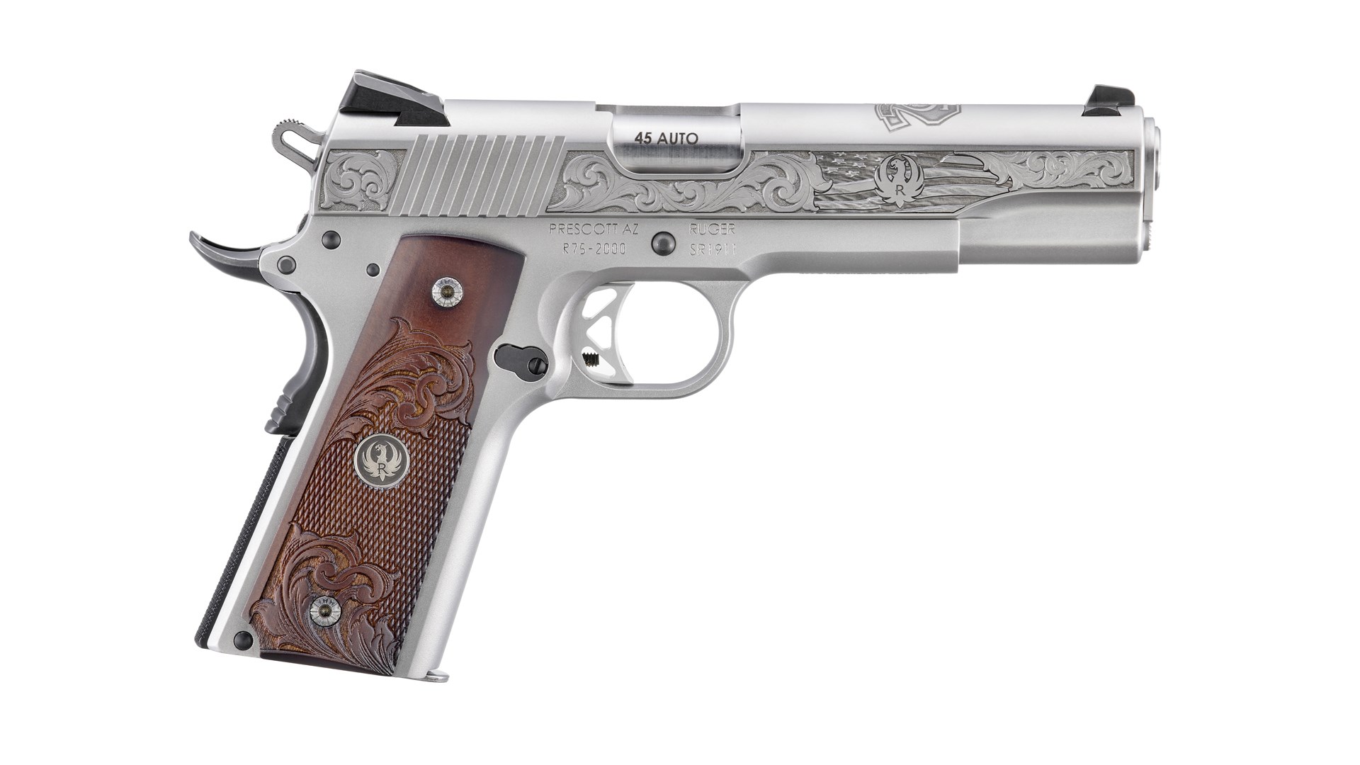 Right side of the Ruger Diamond Anniversary SR1911.