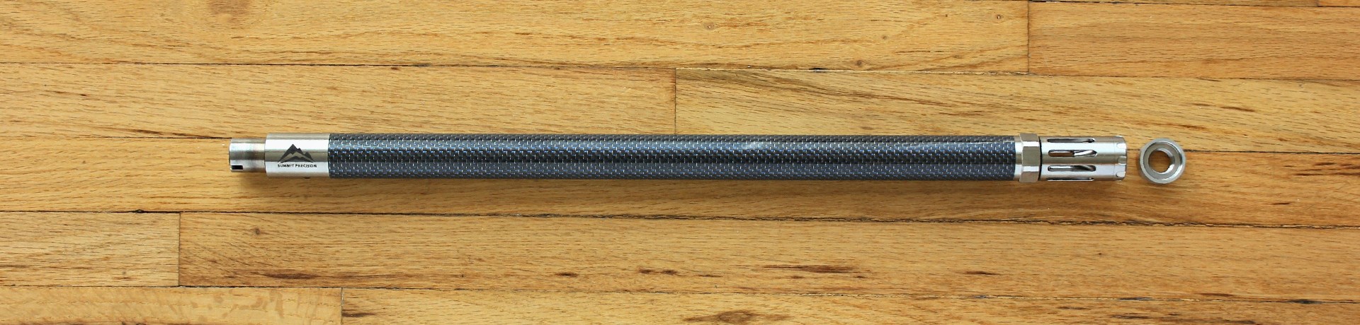 Summit Precision blue/black carbon-fiber hybrid barrel assembly for Ruger 10/22 rifles