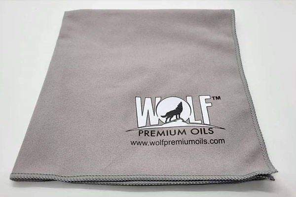 New: Wolf Premium Oils Microfiber Suede Cleaning Cloth