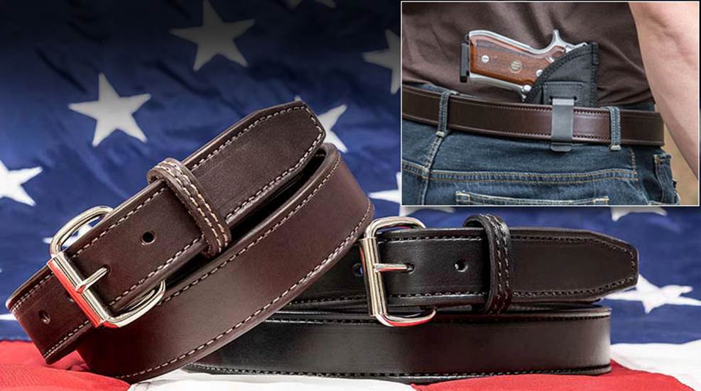 Product Preview: Bigfoot Steel Core Leather Gun Belt | An ...