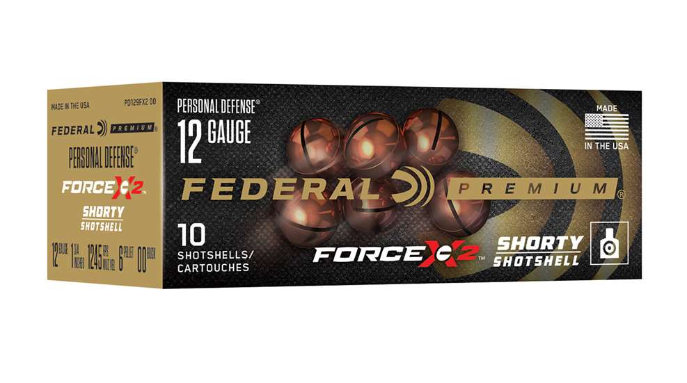 Federal Premium Force X2 Shorty Shotshell box artwork packaging colorful ammunition