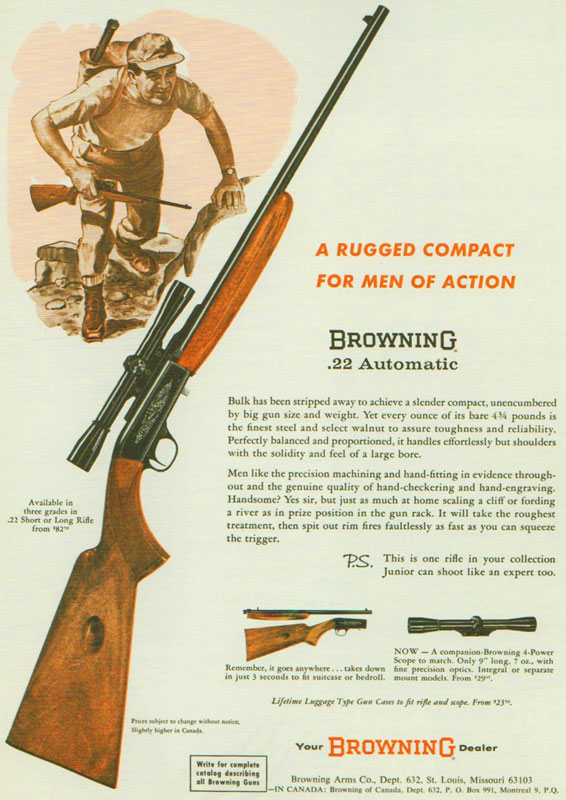 where is the serial number on a browning 22 rifle