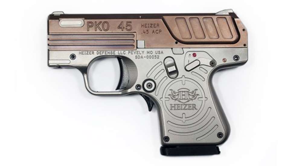 Heizer Defense PKO-45 Semi-Automatic Pistol .45 ACP 5&7 Round Magazine 2.7  Barrel Jet Black - 11253652