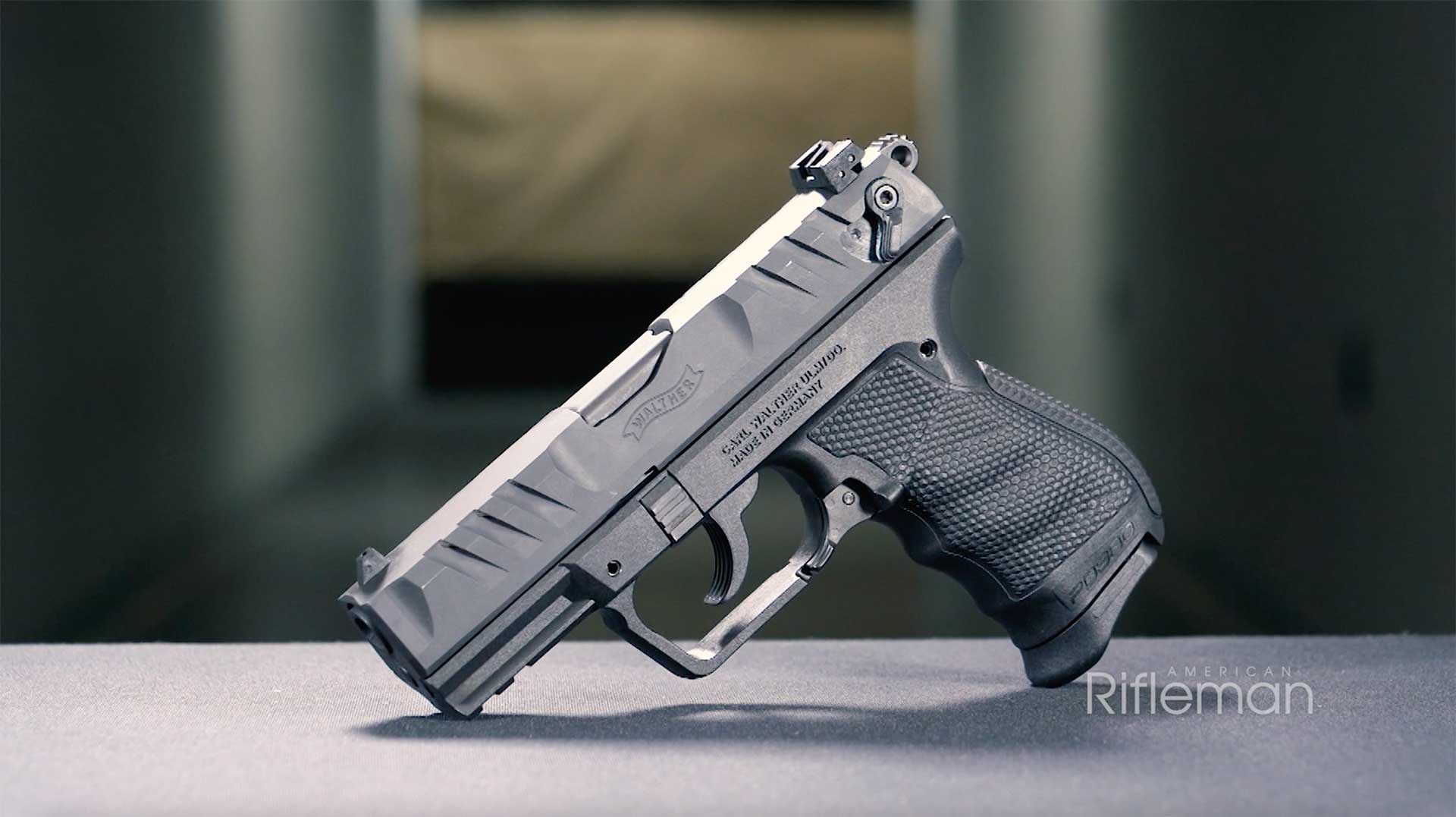 Left side of the Walther Arms PD380 handgun.