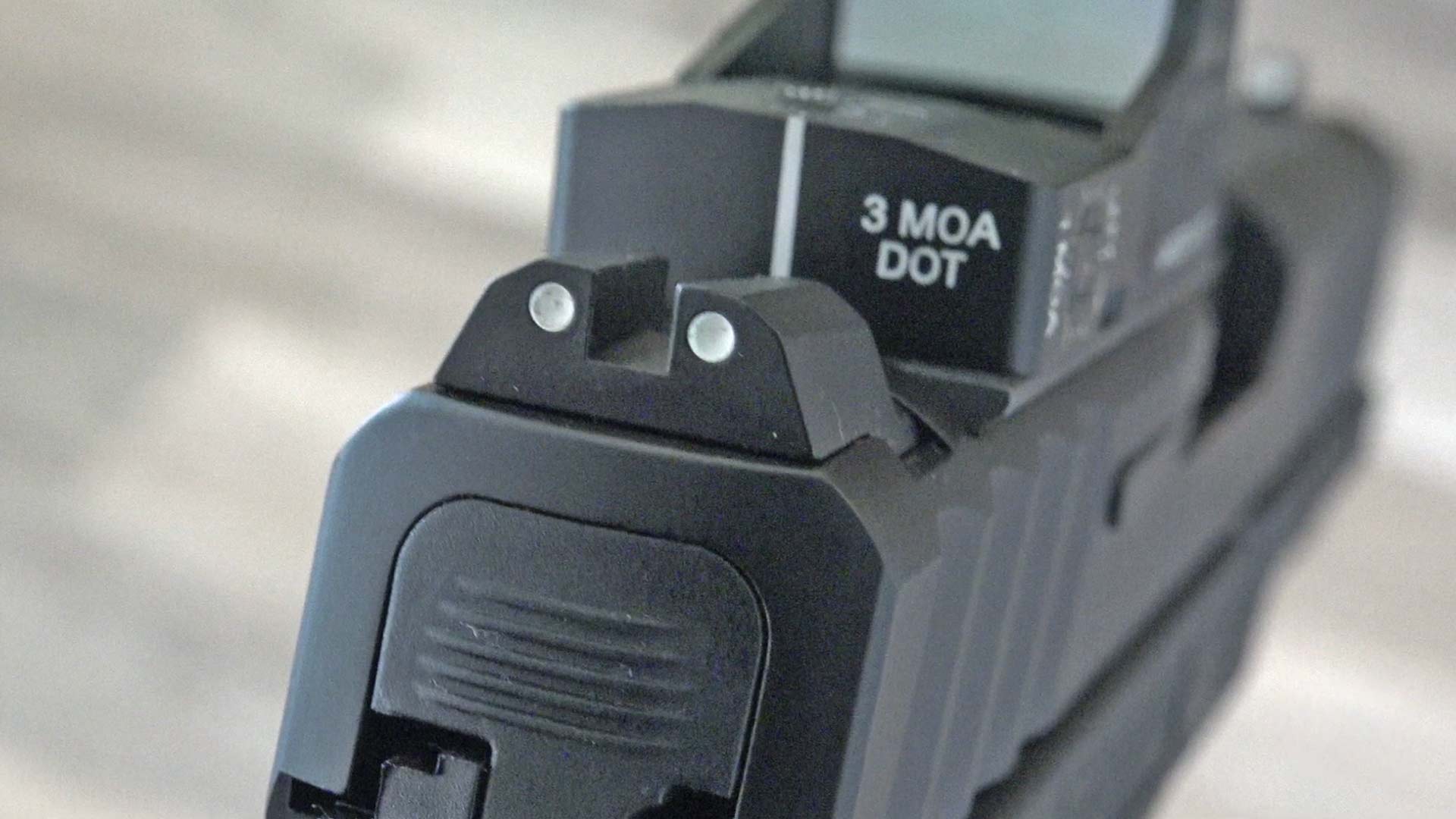 Stoeger STR-9C pistol gun sights optic