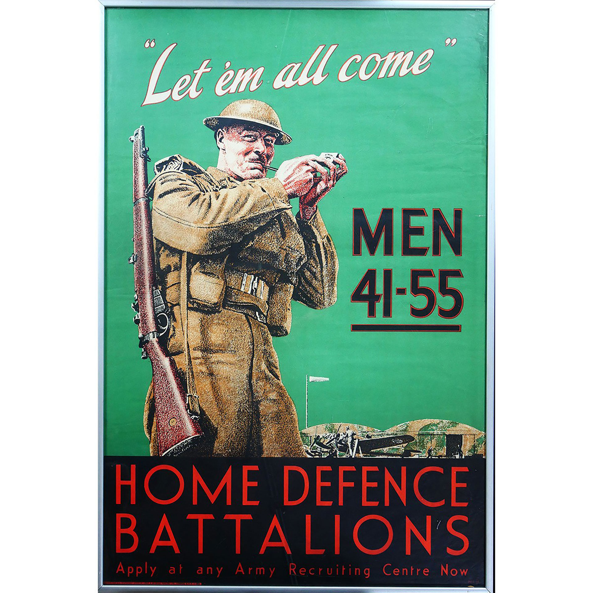 A Home Guard recruiting poster from the author’s collection.