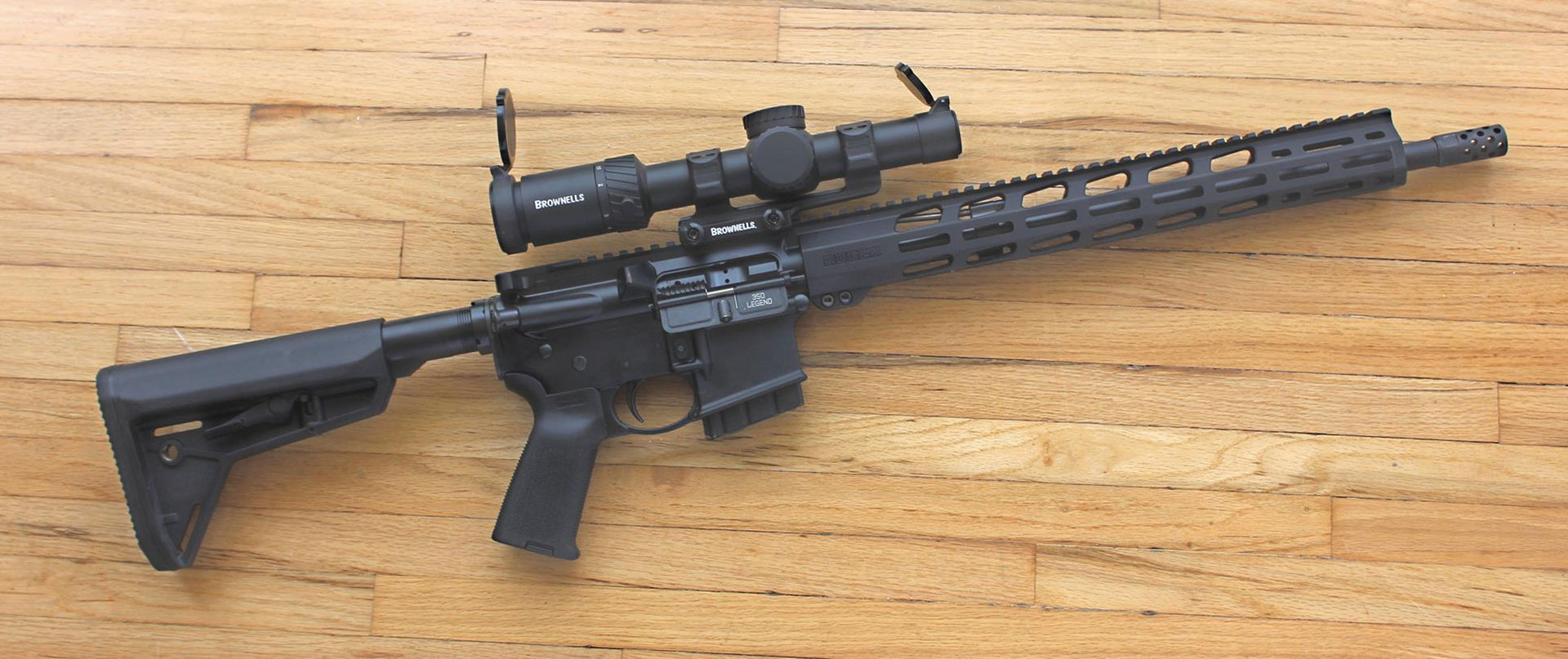 The Ruger AR-556 is representative of the flexible, factory-produced AR carbines available chambered in .350 Legend.