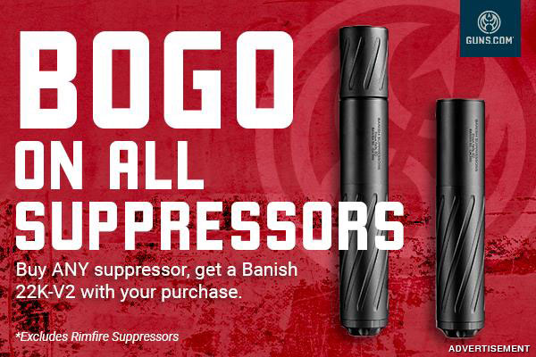 Guns.com BOGO Alert: Buy One Silencer, Get One Free – Limited Time!