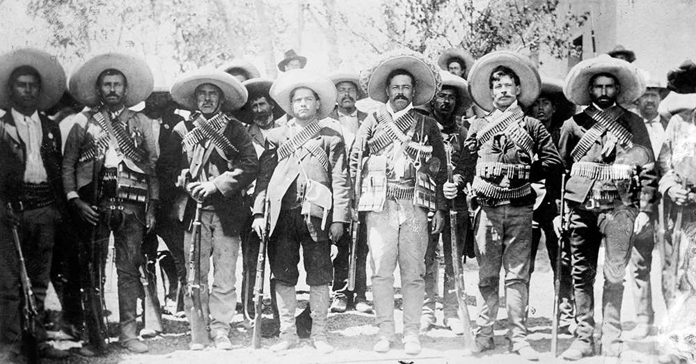 Pancho Villa and his men