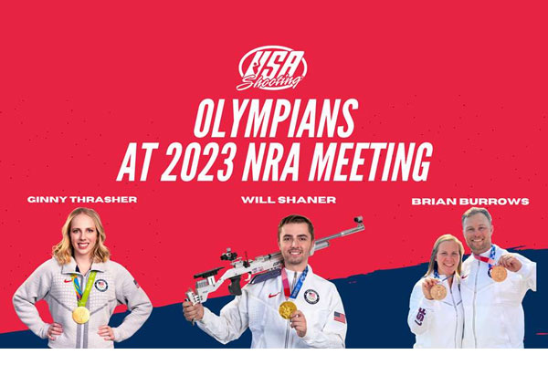 USA Shooting Olympic Medalists Attending 2023 NRA Annual Meetings & Exhibits