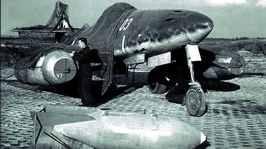 The Luftwaffe deployed its Me262 jet fighter-bombers to attack the bridge.  US anti-aircraft units kept German bombers from scoring a single hit on the bridge.