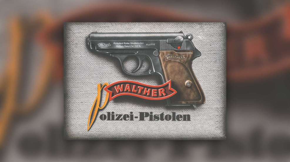 Walther PP pistol handgun gun left-side view