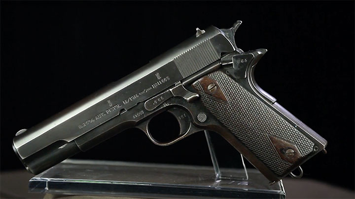 A Kongsberg produced Model 1914 handgun.