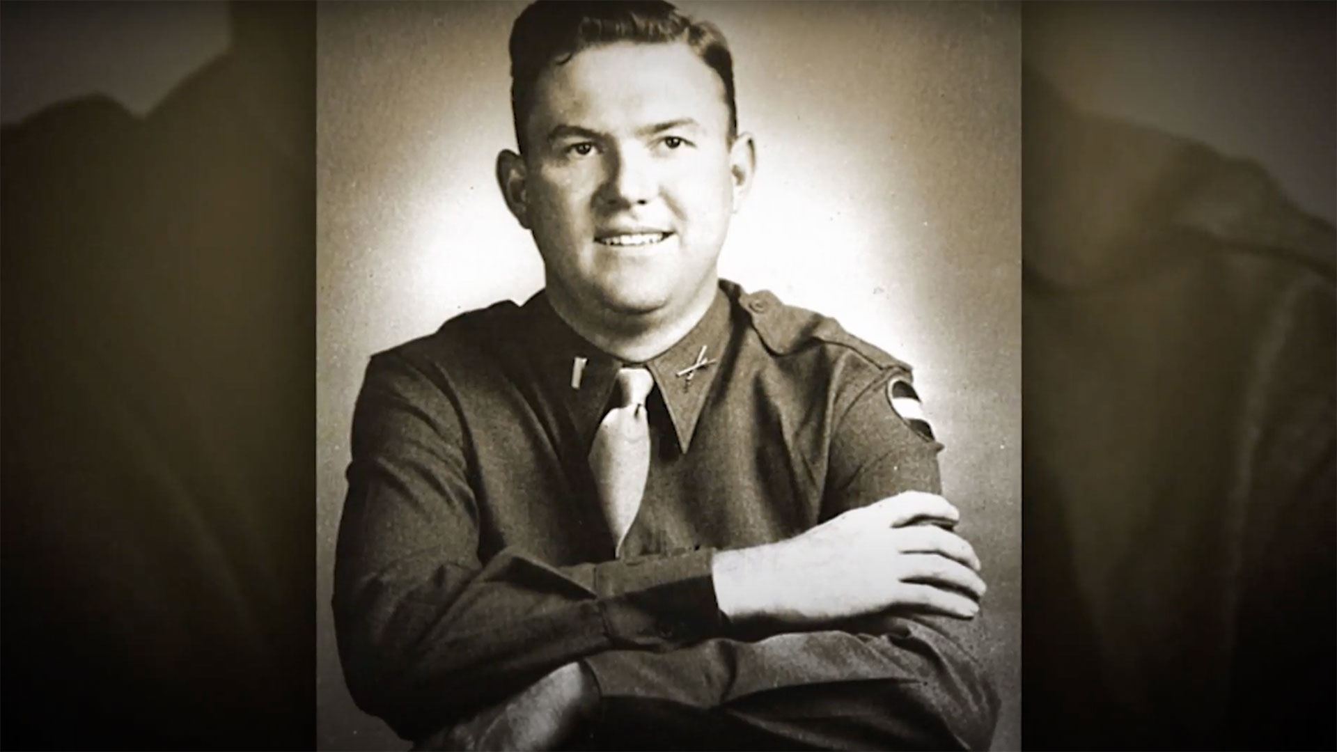 2nd Lt. Jimmie W. Monteith Jr., who was killed while leading his men against German positions at the "F-1" draw at Omaha beach. He was posthumously awarded the Medal of Honor.