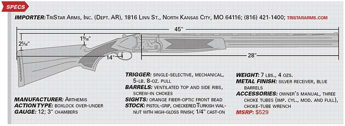 Tristar Products Setter S/T 12 Gauge Over/Under Shotgun