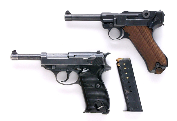 Luger P.08 and Walther P38